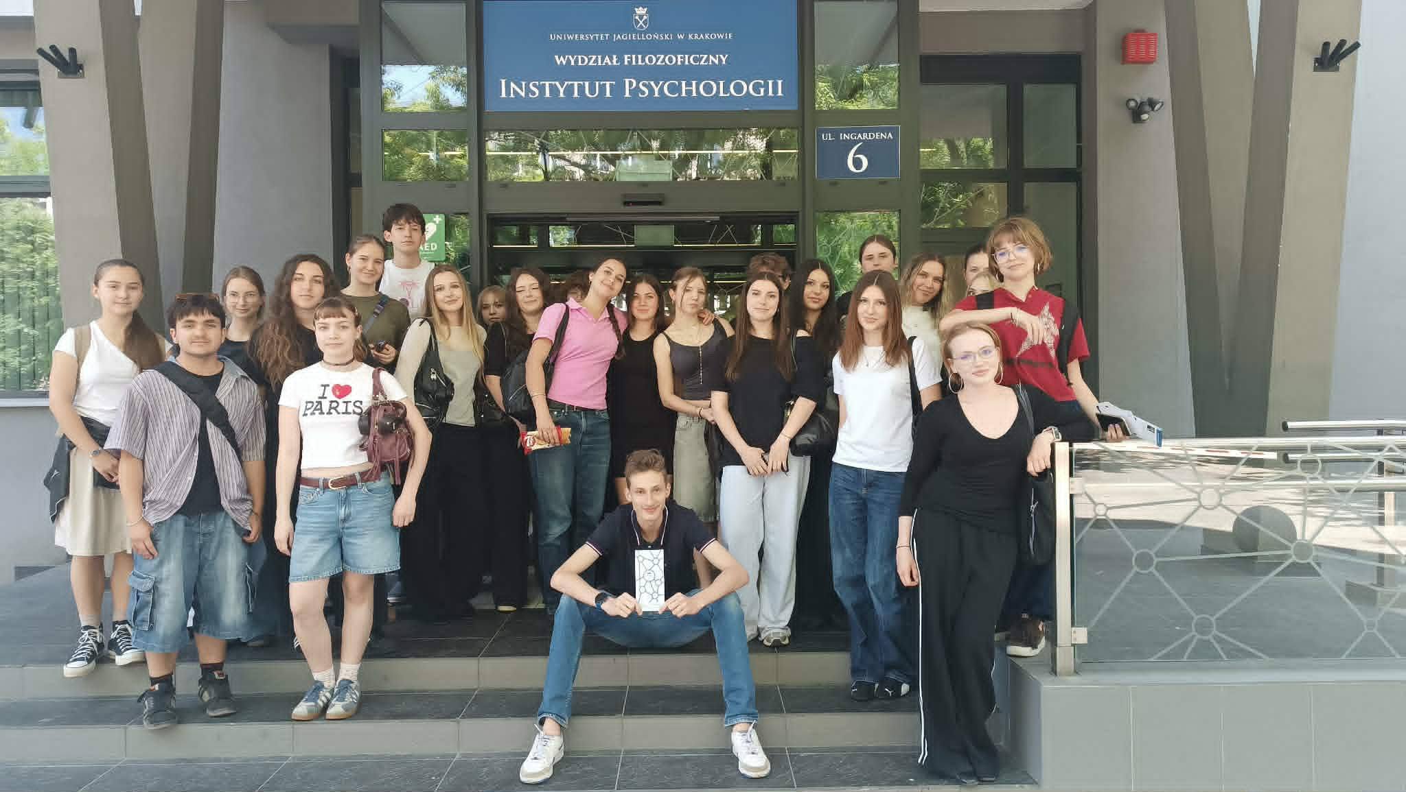 High School Students Visit the Institute of Psychology at Jagiellonian University